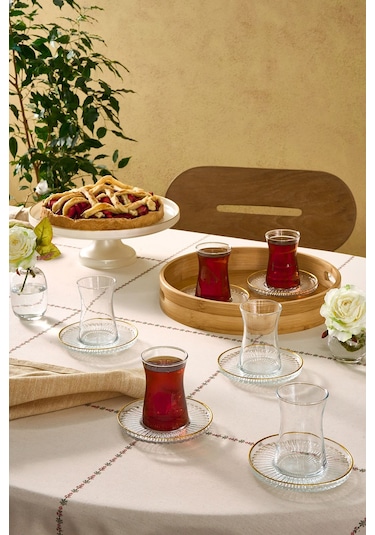 Karaca  Nilüfer 12 Parça Çay Seti