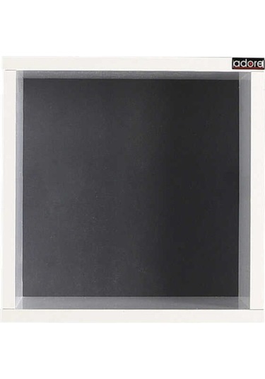 Adoremobilya Rainbow Genç Odası Duvar Rafı Diamond-Beyaz