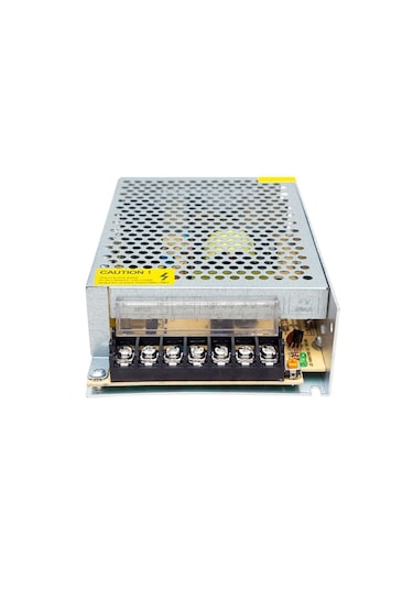 Adaptör 12v 10a Metal Kasa 12 Volt 10 Amper Şerit Led Güvenlik Ka