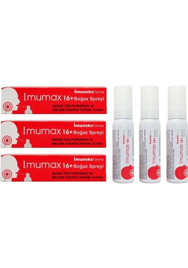 Imumax Boğaz Spreyi 16 Yaş 30 Ml 3 Adet