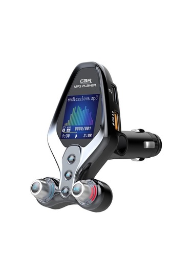 Willowhaven C26s Araba Bluetooth Araç Şarj Araba Fm Verici Araba Bluetooth-gri