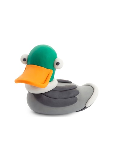 Hey Clay Hava İle Kuruyan Kil 6'lı Kutu - Çiftlik Kuşları Ördek, Kaz, Tavuk