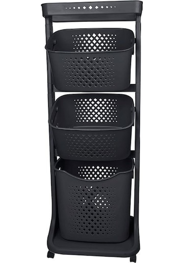 Üç Katlı Organizer Sepet - Sebzelik