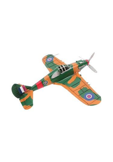 Metal Uçak Dekoratif Hediyelik