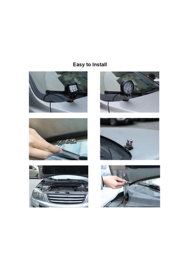 Padalink 2 Adet Çelik Ve Kauçuk Led Işık Direk Tutucu, Montaj Braketi Ve Dayanak Kapağı Seti