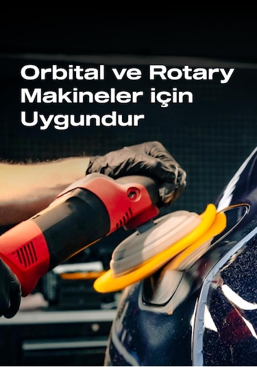 Kuzu Yünü Polisaj Keçesi/pedi Lite-ağır Çizik Giderici-150mm-kuzu