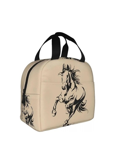 Kadınlar, Erkekler, Atlar, Taşınabilir Binicilik, Hediyelik Termal Soğutucu Çanta, Öğle Yemeği Kutusu, Plaj, Kamp, Seyahat, Bt-5250, Bt-5250, 22x20x13cm - Mutlu --