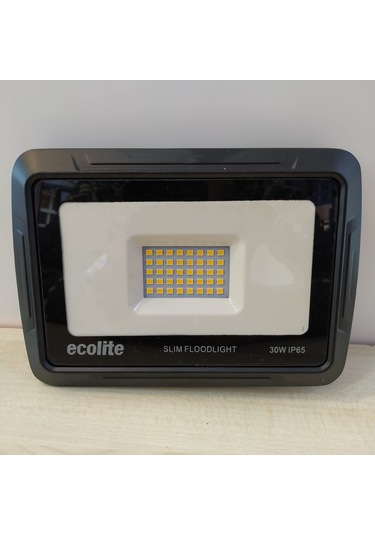 30W Led Projektör Ecolite Gün Işığı(Sarı Işık)