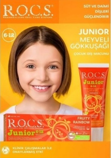 Rocs Junıor Macun 6-12 Gokkusagı Meyvelı