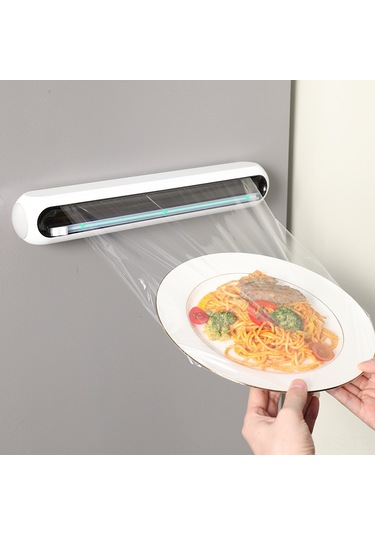 Reedark Pratik Mutfak Streç Film Kesici - Manyetik Tutuculu Beyaz Saklama Kutusu Diğer