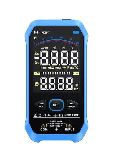 Fnırsı S1 Büyük Ekranlı Dijital Ekranlı Akıllı Multimetre