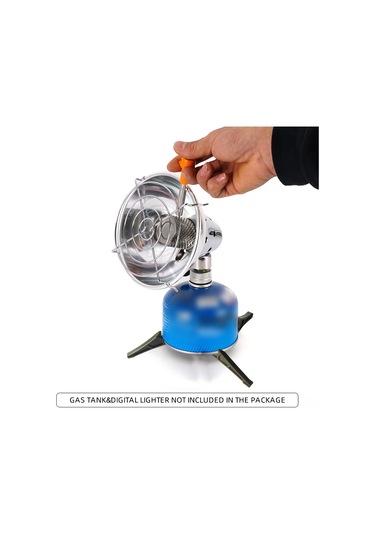 Reedark Kamp İçin Mini Gaz Isıtıcı - Taşınabilir, Verimli Isı, Dayanıklı Malzeme İle Dış Etkinlikler İçin Set Mavi