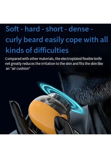 Xiaaokeji Astronot Elektrikli Tıraş Makinesi Rgb Işıklı Taşınabilir Usb Tıraş Makinesi Erkek C