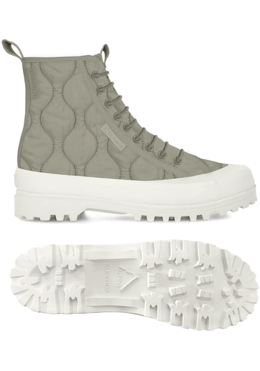 Superga 2644 Alpina Quilted Nylon Ayakkabı Yeşil
