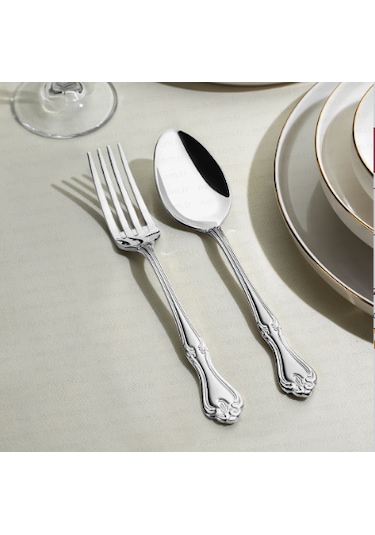 Nehir Lalezar Sade Yemek Çatalı 12'li