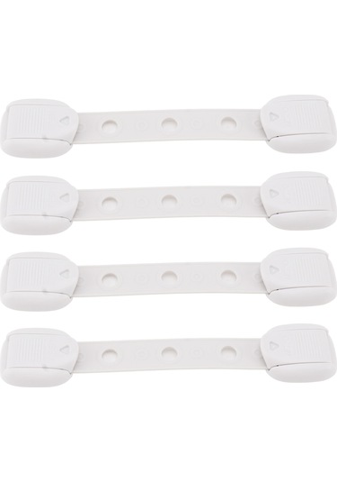 Jeemson 5 Adet Gri Çocuk Güvenlik Kilidi - Çift Yönlü Ayarlanabilir Dolap/çekmece/ Buzdolabı Kilitleri - Bebek Ellerini Korumak İçin Abs Malzeme Gri