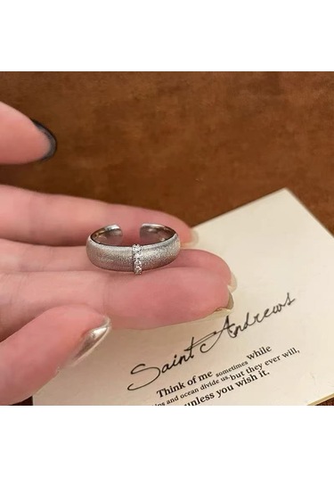 Kadınlar İçin Özel Olarak Tasarlanmış Benzersiz Düz Bantlı Yüzük No.27 Çok Renkli