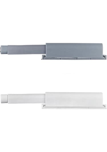 Mıknatıslı Kapak Itici Bas Aç Kalın Tip 80 Mm Gri