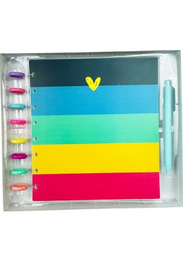 Yeni Nesil Dıy Defter Kalem Set 1097-1 Çok Renkli