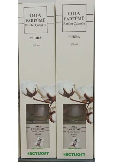 Oda Kokusu Bambu Çubuklu 100 Ml 2 Li Paket Pudra Amber - Okyanus - Pudra