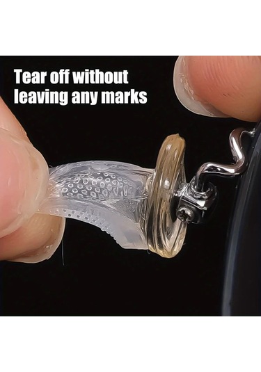 Willowhaven Dropet Siyah Yumuşak Görünmez Kaymaz Burun Pedleri 10 Çift