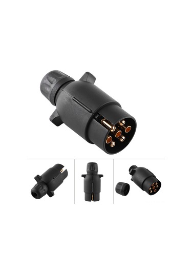 Kosona Avrupa Stili 7 Pinli N Tipi Plasti K Remorque Fi Şi - Işık Bağlantısı Sağlar, Rust Koruma, Kolay Kurulum - Remorque, Karavanlar İçin