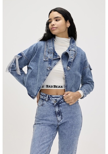 Scarlett Denim Mavi Kadın Ceket-mavi Mavi