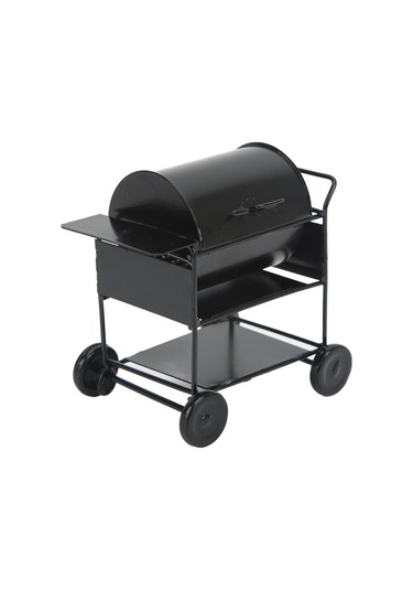 Geekyou Küçük Boyutlu Demir Mini Barbekü Arabası, 1/10 Rc Kralıcılar İçin Gerçekçi Dekorasyon Aksesuarı, Dayanıklı Ve Canlı Görünüm