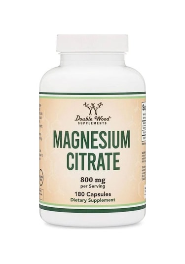 Double Wood Magnezyum Sitrate - 400 Mg 180 Kapsül