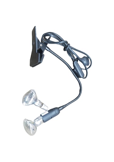 Uva-Uvb 3.0 Sürüngen Isıtıcı Lamba 50 Watt Armatür ve 2 Lamba