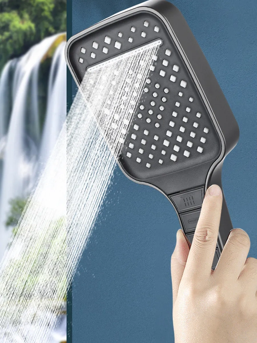 Menko 7 Modlu Duş Başlığı 443507743 Koyu Gri