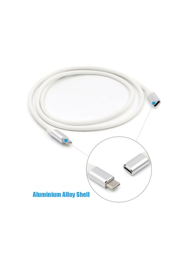 Symbee Alüminyum Usb 3.1 Type-c Ertention Kablosu Erkek- Dişi : Hızlı Şarj, Veri Ve Medya Aktarımı İçin 1m Uzantı Kablosu Altın