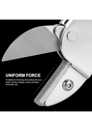 Qingmipy Büyük Boy Bahçe Ağaçları İçin Sk5 Çelik Güçlü Budama Makası - Ergonomik Tasarım, Otomatik Yay Ve Güvenlik Kilitli