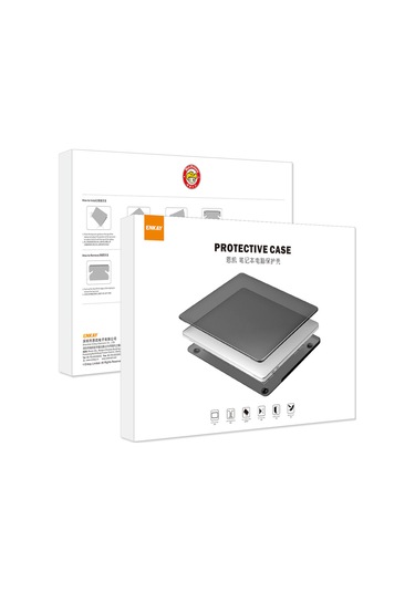 Macbook Pro 16" A2485 Panda Desenli Koruyucu Laptop Kılıfı Panda