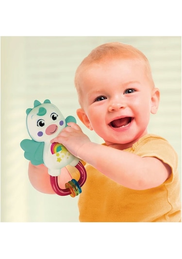 Baby Clementoni Sevimli Unicorn Çıngırak 17778 Çok Renkli
