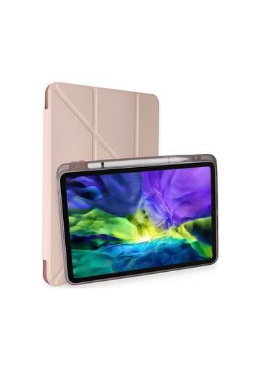 Newface Apple     Uyumlu iPad Pro 11 2024 Kılıf Kalemlikli Mars Tablet Kılıfı -