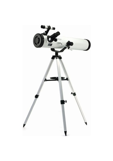 76x700 Profesyonel Aynalı Uzay Teleskopu-beyaz