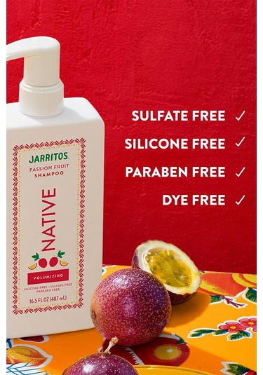 Native Jarritos Passion Fruits Hacim Şampuanı 487ml Tüm Saçlar