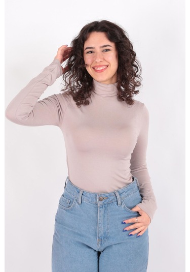 Busem W0010437 Kadın Bluz Vizon