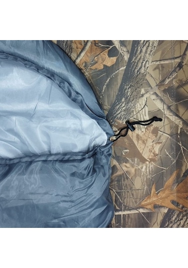 DFT Düz Başlık 190+30cm x75 Gri 5/15 Derece Uyku Tulumu Gri