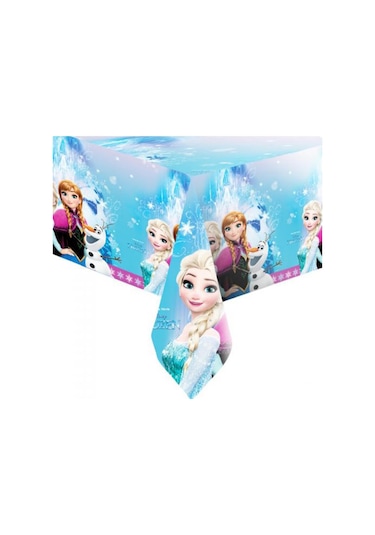 Elsa Frozen Karlar Ülkesi Parti Temalı 120cm x 180cm Masa Örtüsü
