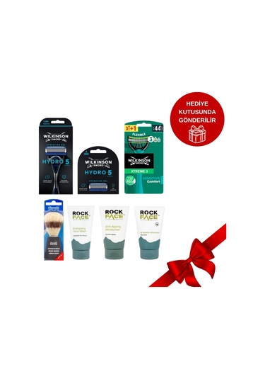 Wilkinson Sword & Rock Face Erkek Tıraş Ve Yüz Bakım Hediye Damat Seti