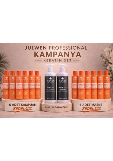 Julwen Altın Keratin Set Bakım
