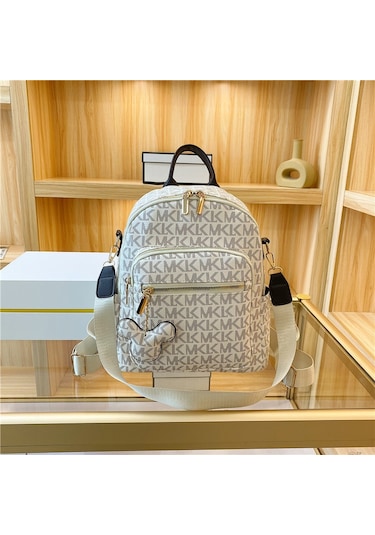 Kore Versiyonu Tüm Maç Öğrenci Basit Okul Çantası Seyahat Sırt Çantası Kahverengi