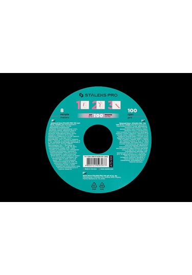 Staleks Metal Taban Rulo Yedek Zımpara 100 Grit