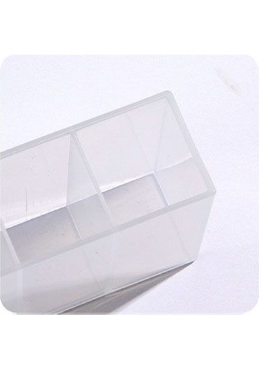 Springsun Küçük Duvar Tipi Şeffaf 3 Bölmeli, Delme Yok Özlü Ahşap Şekerleme Kutusu, Banyo Ve Ev İçin Çeşitli Malzemeleri Saklama Kutusu Diğer