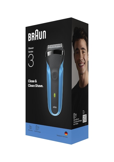 Braun Series 3 Elektrikli Tıraş Makinesi, Islak Ve Kuru, 310s 1 Saat