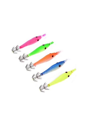 Moveevo Lüminöz Silikon Yemli Okyanus Balıkçığı İğnesi - 9cm 8g İkili Çengel Tasarımı - Gerçekçi Yem Squids İçin