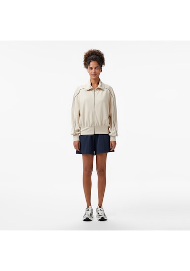 Nautica Kadın Ekru Regular Fit Dik Yaka Sweatshirt 026 55k600t Krem