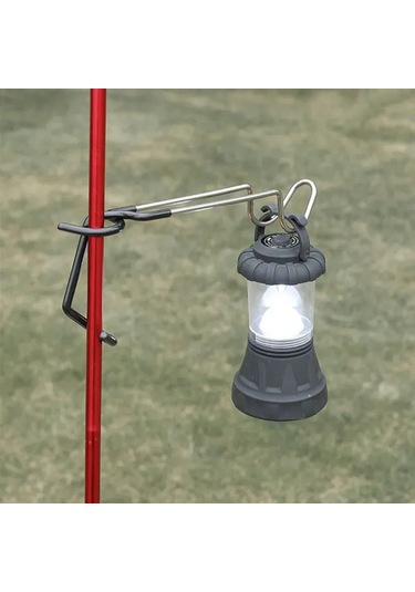 Padalink Paslanmaz Çelik Kamp Askısı, Çadır Direği İçin Çok Amaçlı Giysi Ve Ağ Asma Kancası Çok Renkli